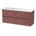 Nuie Havana 1200mm 4 Drawer Wall Hung Vanity Unit With Worktop, photo 7