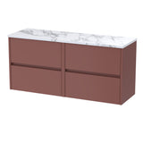 Nuie Havana 1200mm 4 Drawer Wall Hung Vanity Unit With Worktop, photo 7
