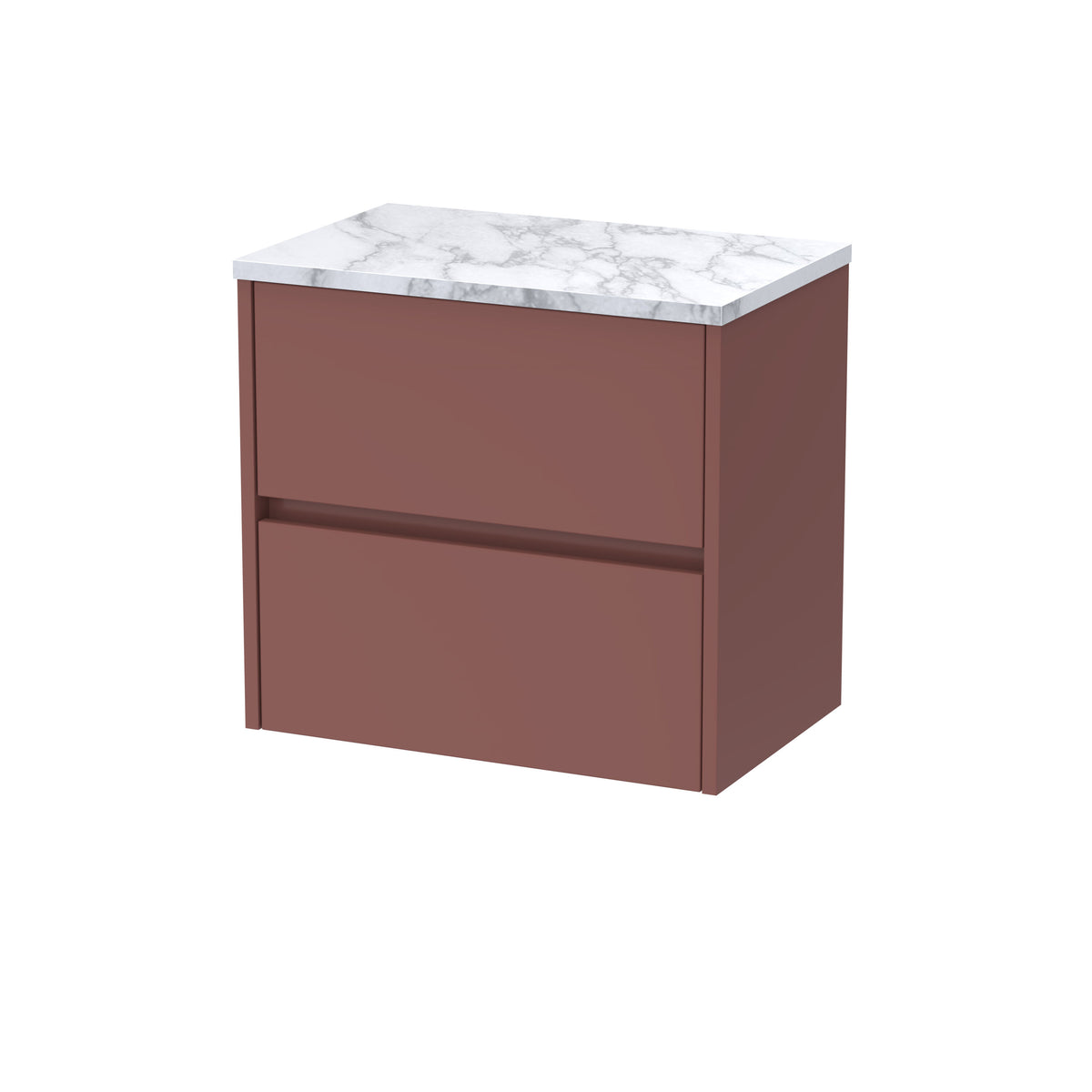 Nuie Havana 2 Drawer Wall Hung Vanity Unit With Worktop – 600mm & 800mm, photo 7