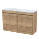 Nuie Havana 1200mm 4 Door Floor Standing Vanity Unit With Worktop, photo 7
