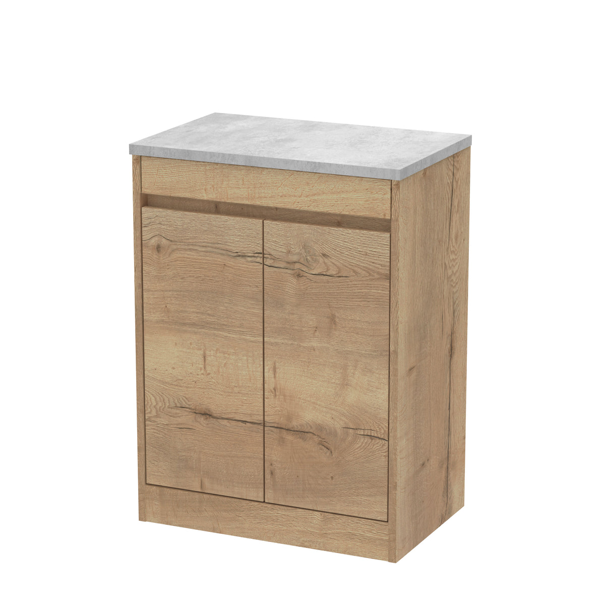 Nuie Havana 600mm 2 Door Floor Standing Vanity Unit With Worktop, photo 8