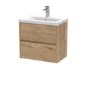 Nuie Havana 2 Drawer Wall Hung Vanity Unit With Basin – 500mm, 600mm & 800mm, photo 8