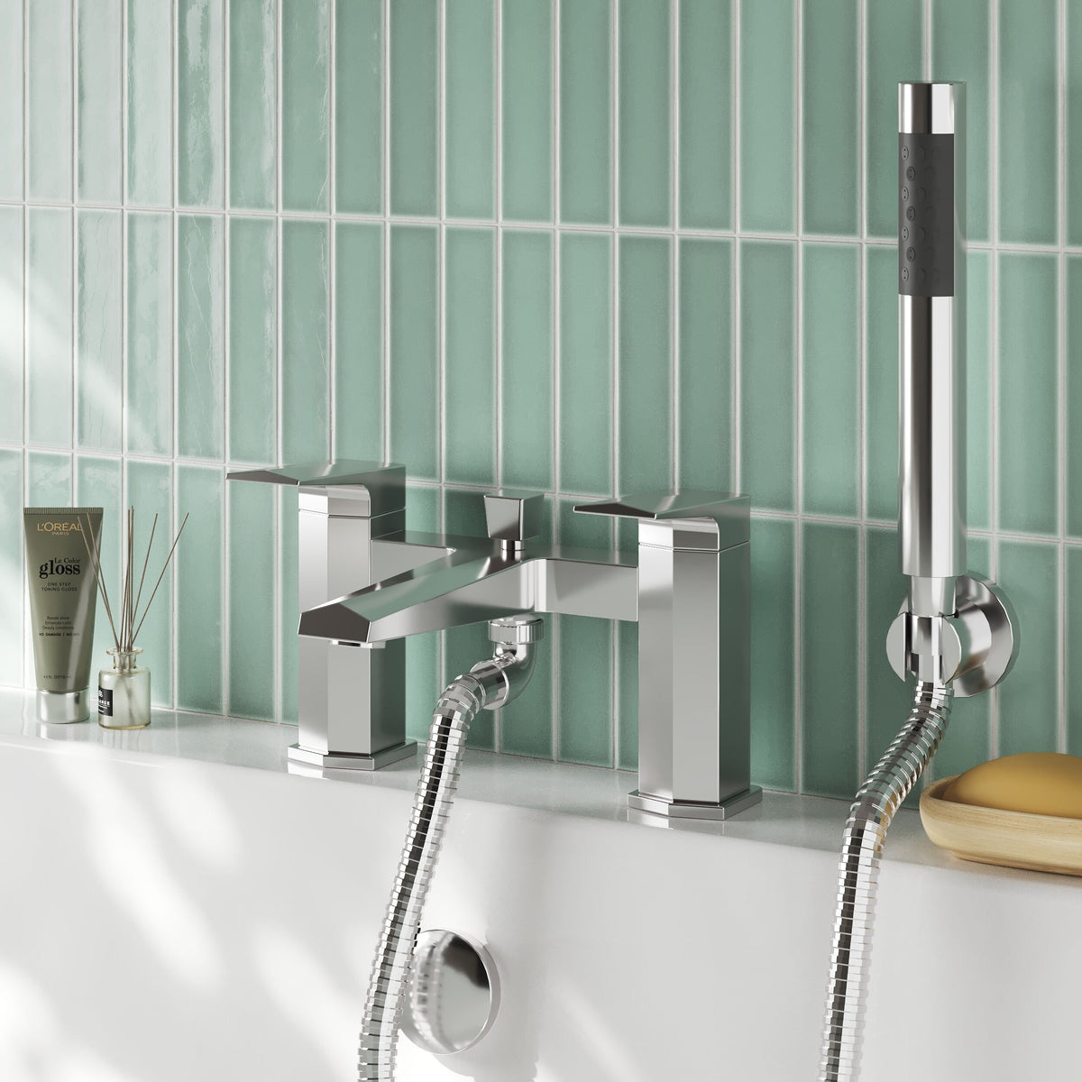 Nuie Hardy Bath Shower Mixer – Chrome