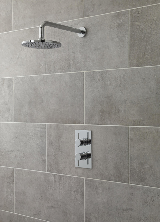 Nuie Fixed Shower Head – 50mm High – Chrome