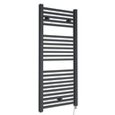 Nuie Eton 1100 x 500mm Vertical Electric Heated Towel Rail – Chrome or Anthracite, photo 3