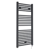 Nuie Eton 1100 x 500mm Vertical Electric Heated Towel Rail – Chrome or Anthracite, photo 3
