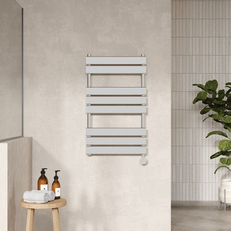 Nuie Vertical Electric Heated Towel Rail – 840 x 500mm & 1213 x 500mm