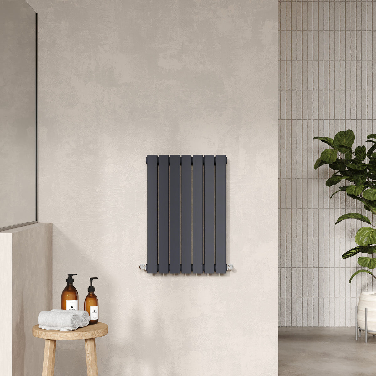 Nuie Sloane Horizontal Double Panel Radiator – 600 x 412mm, 600 x 586mm, 600 x 992mm, 992 x 600mm, 1398 x 600mm & 1572 x 600mm