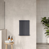 Nuie Sloane Horizontal Double Panel Radiator – 600 x 412mm, 600 x 586mm, 600 x 992mm, 992 x 600mm, 1398 x 600mm & 1572 x 600mm