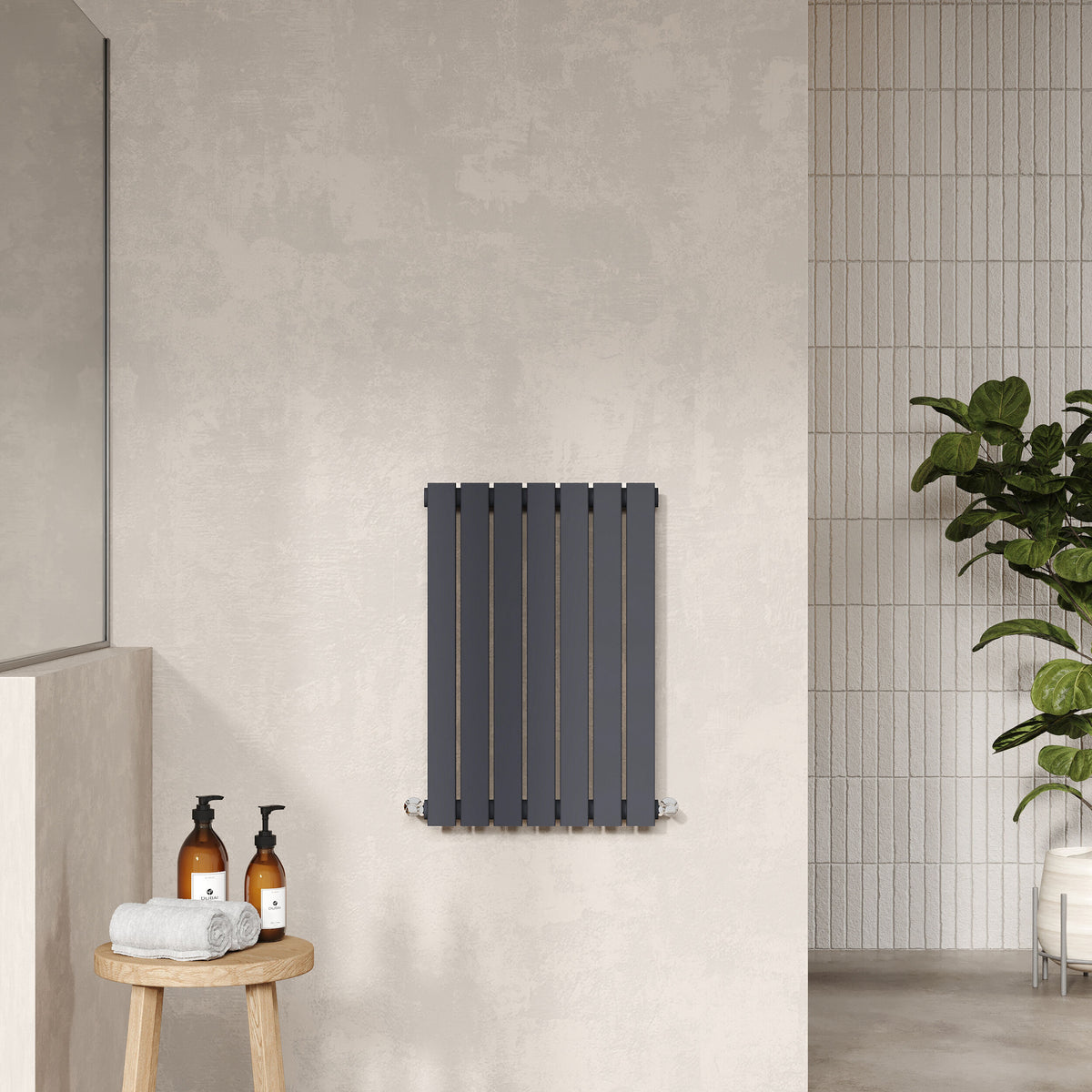 Nuie Sloane Horizontal Single Panel Radiator – 600 x 412mm, 600 x 586mm & 992 x 600mm