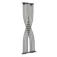 Nuie Xcite 1775 x 450mm Vertical Single Panel Radiator – Anthracite, photo 2