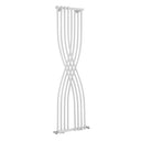 Nuie Xcite 1775 x 450mm Vertical Double Panel Radiator – High Gloss White, photo 2
