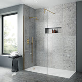 Nuie Easy-Clean Shower Handset – Matt Black or Brushed Brass