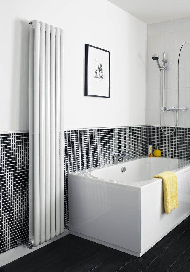 Nuie Salvia Vertical Double Panel Radiator – 1800 x 377mm & 1800 x 383mm