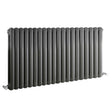 Nuie Salvia 1223 x 635mm Horizontal Column Radiator – Anthracite, photo 2