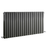 Nuie Salvia 1223 x 635mm Horizontal Column Radiator – Anthracite, photo 2