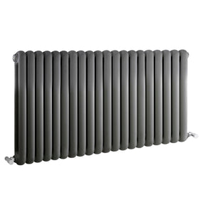 Nuie Salvia 1223 x 635mm Horizontal Column Radiator – Anthracite, photo 2