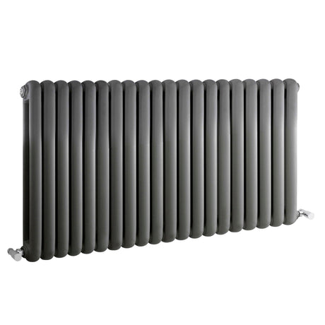 Nuie Salvia 1223 x 635mm Horizontal Column Radiator – Anthracite, photo 2