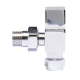 Nuie Angled Radiator Valve Pack (Pairs) – Chrome