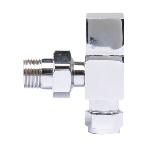 Nuie Angled Radiator Valve Pack (Pairs) – Chrome