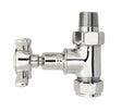 Nuie Crosshead Straight Radiator Valve Pack (Pairs) – Chrome