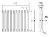 Nuie Colosseum Vertical Column Radiator, photo 4