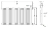 Nuie Colosseum Vertical Column Radiator, photo 6