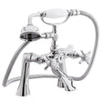 Nuie Beaumont 1/2" Bath Shower Mixer – Chrome or Brushed Brass, photo 2