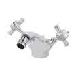 Nuie Beaumont Bidet Mixer and Pop Up Waste – Chrome or Brushed Brass