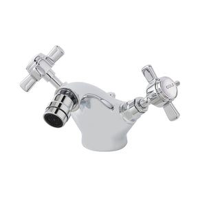 Nuie Beaumont Bidet Mixer and Pop Up Waste – Chrome or Brushed Brass