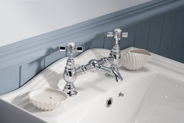 Nuie Beaumont Basin Mixer – Chrome or Brushed Brass