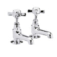 Nuie Beaumont Basin Taps – Chrome or Brushed Brass, photo 2