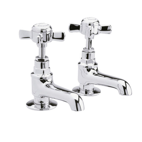 Nuie Beaumont Basin Taps – Chrome or Brushed Brass, photo 2