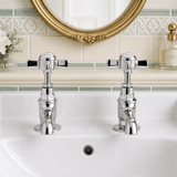Nuie Beaumont Basin Taps – Chrome or Brushed Brass