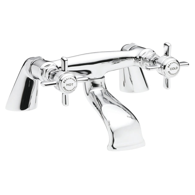 Nuie Beaumont Bath Filler – Chrome or Brushed Brass