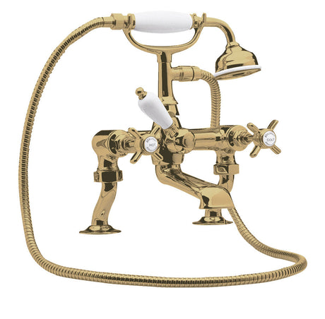 Nuie Beaumont 3/4" Cranked Bath Shower Mixer – Chrome or Brushed Brass, photo 2