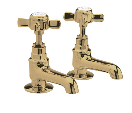 Nuie Beaumont Basin Taps – Chrome or Brushed Brass, photo 3