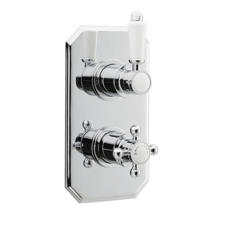 Nuie Ascott Twin Thermostatic Shower Valve – Chrome, photo 2