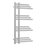 Kartell K-VIT New York chrome towel rail with open-ended stepped bars