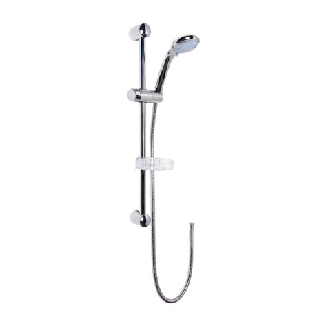 Nuie Shower Slide Rail Kit – 595mm High – Chrome