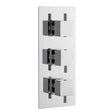 Nuie Triple Thermostatic Shower Valve – Chrome, photo 2