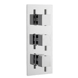 Nuie Triple Thermostatic Shower Valve – Chrome, photo 2