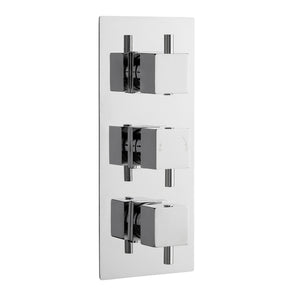Nuie Triple Thermostatic Shower Valve – Chrome, photo 2