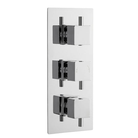 Nuie Triple Thermostatic Shower Valve – Chrome, photo 2