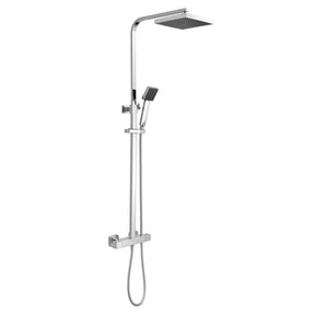 Nuie Thermostatic Bar Dual Shower Valve – Chrome, photo 2