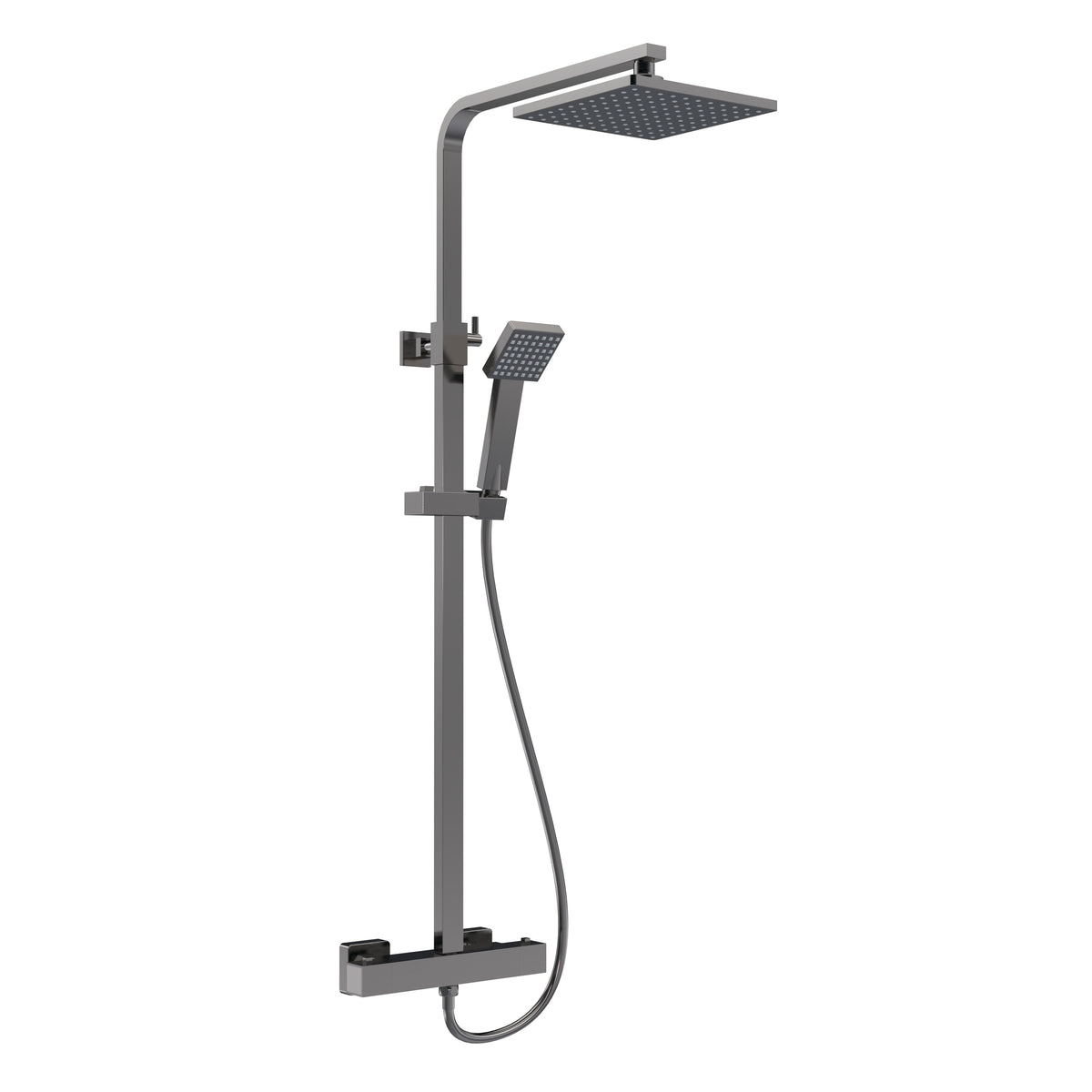 Nuie Thermostatic Bar Dual Shower Valve Shower Kit, photo 3