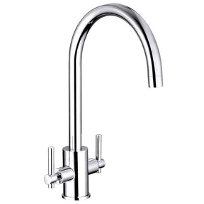 Nuie Charnel Two Handle Sink Mixer Tap – Chrome