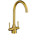 Nuie Two Handle Kitchen Mixer Tap – Brushed Gold, Chrome, Black or Brushed Nickel