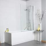 Kartell K-VIT Koncept 1400x1000mm Straight Square Bath Screen with Extension Panel 6mm (KONSSS1)