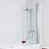 Kartell K-VIT Koncept Straight Bath Screen with Radius Edge 1400x780mm (KONSS)